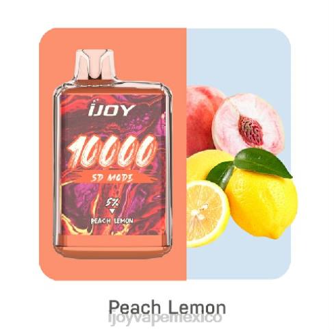 iJOY Bar SD10000 desechable - iJOY MX - P62D168 melocotón limón