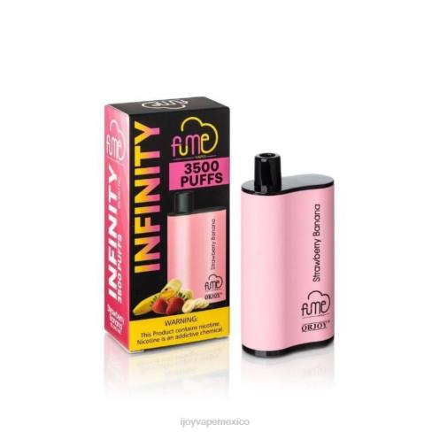 iJOY Fume Infinity desechables 3500 inhalaciones | 12ml - iJOY vape precio - P62D107 Fresa plátano